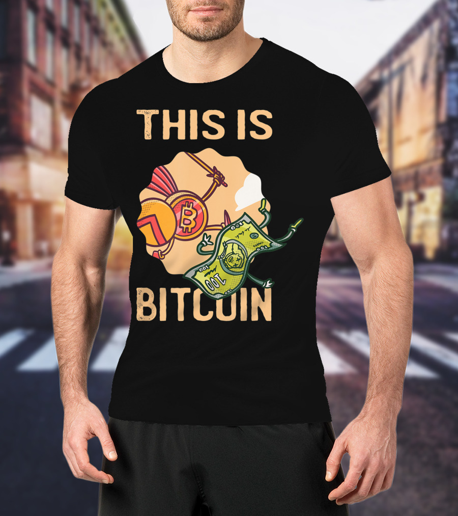 This Is Bitcoin Crypto Hodl Hold Shares Spartan Capital Bull Bear T-Shirt