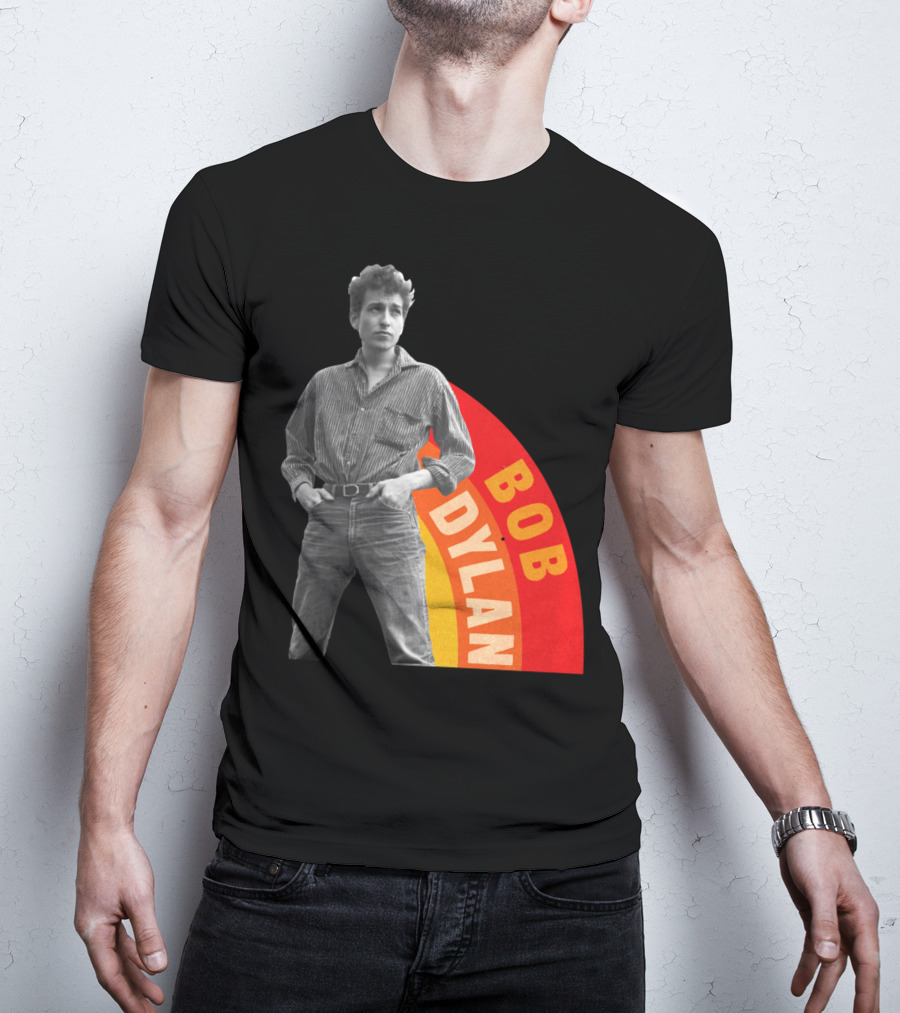 Bob Dylan Rainbow Photo T-Shirt