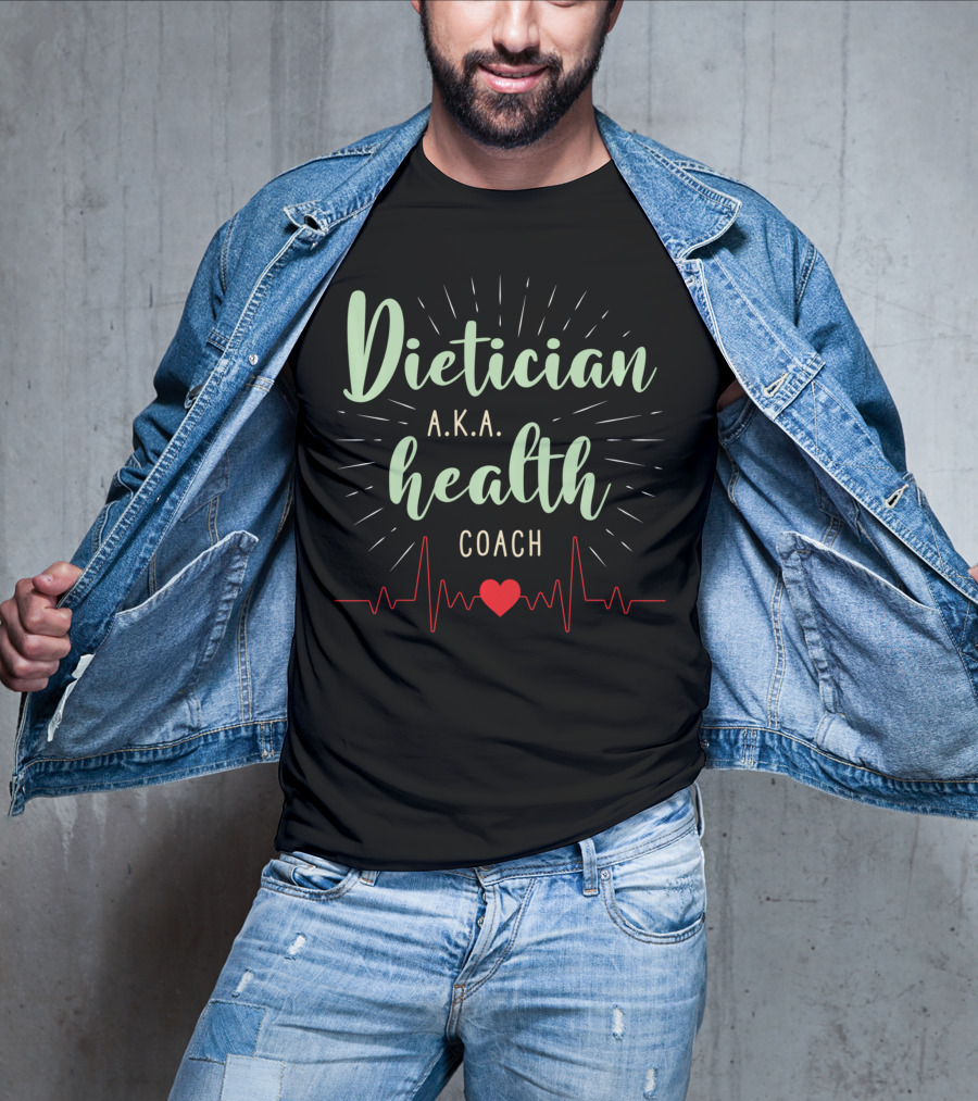 Dietician AKA Health Coach Heartbeat T-Shirt
