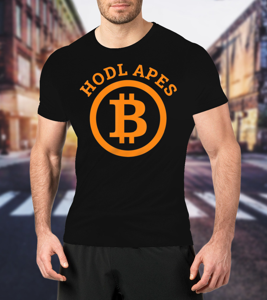 Hodl Apes Bitcoin Crypto Millionaire Plan Freedom Iconic T-Shirt