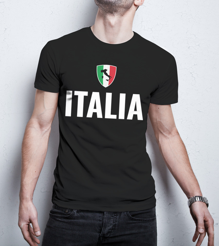 Italia Flag Italia Shield Italia T-Shirt