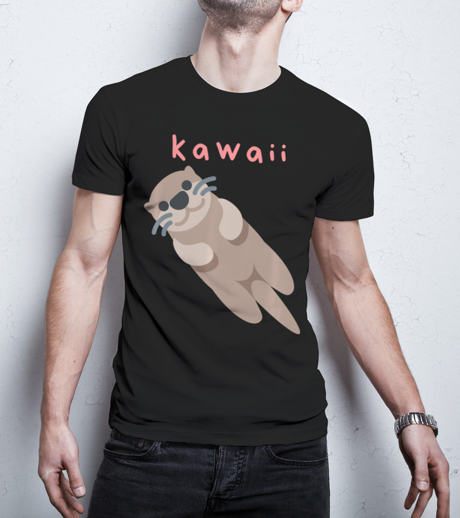 Kawaii Japanese Cute Sea Otter T-Shirt