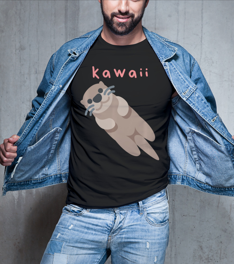 Kawaii Japanese Cute Sea Otter T-Shirt