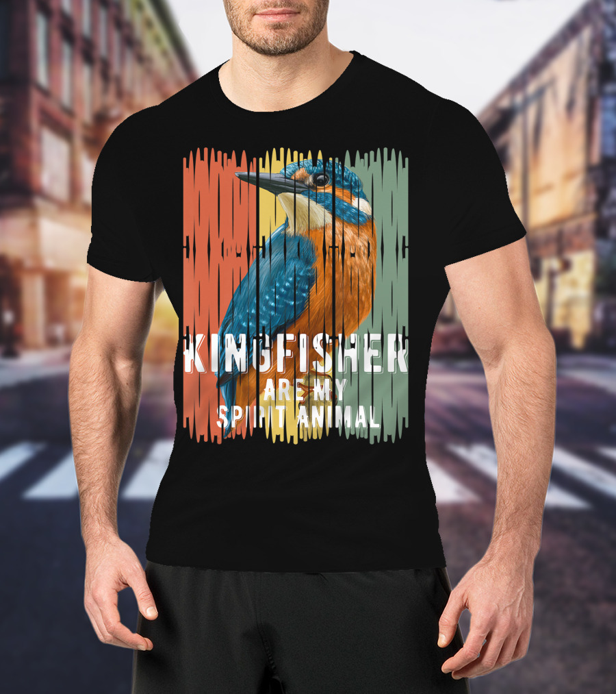 Kingfisher Are My Spirit Animal T-Shirt