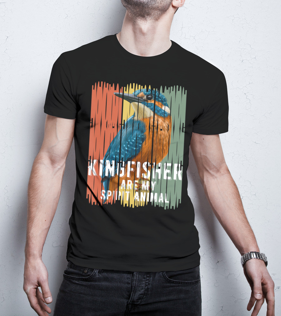 Kingfisher Are My Spirit Animal T-Shirt