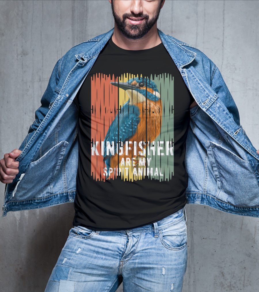 Kingfisher Are My Spirit Animal T-Shirt