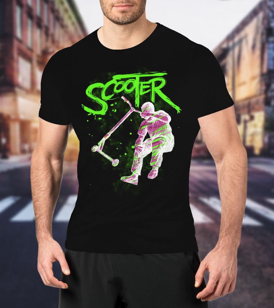 Scooter Neon Jump Action T-Shirt