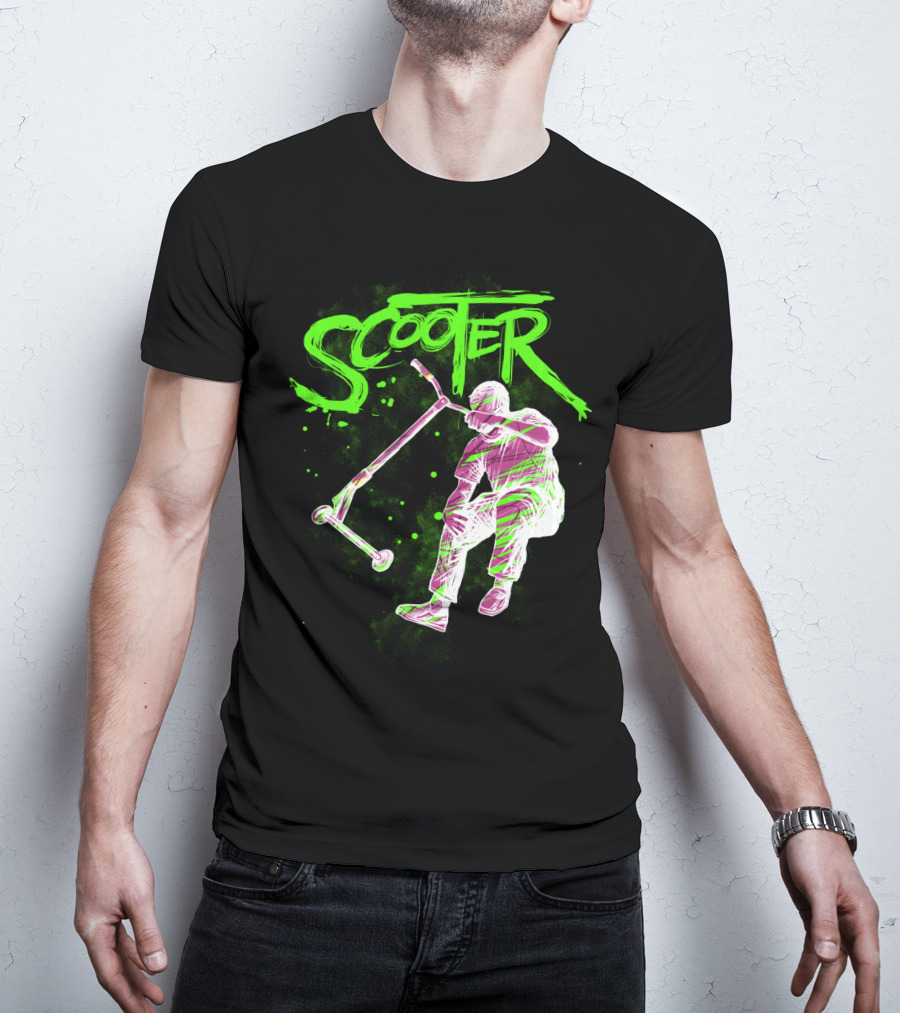Scooter Neon Jump Action T-Shirt