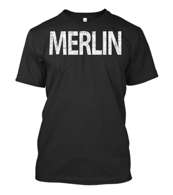 Merlin Top Naval Aviator Jet Fighter Pilot Call Sign T-Shirt