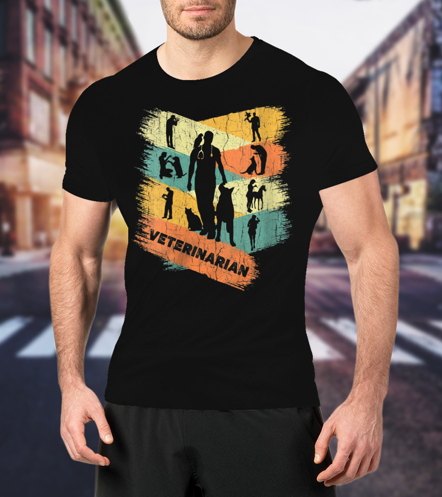 Retro Veterinarian Veterinary Vintage Vet T-Shirt