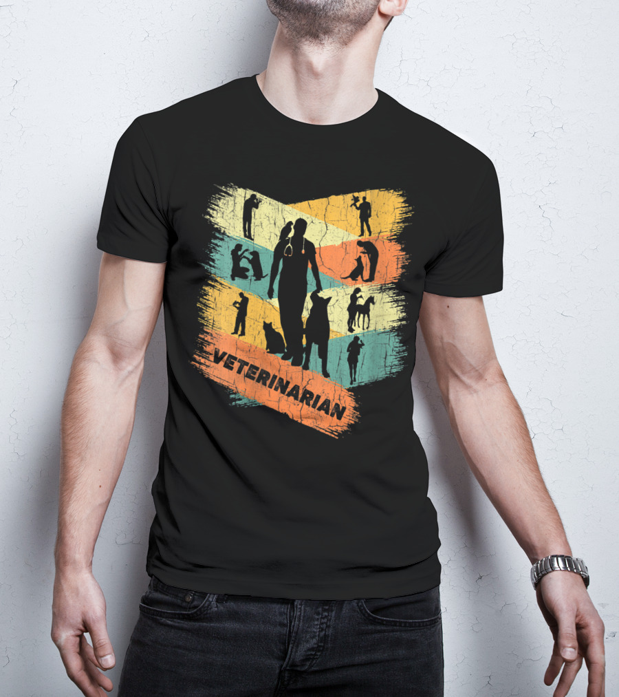 Retro Veterinarian Veterinary Vintage Vet T-Shirt