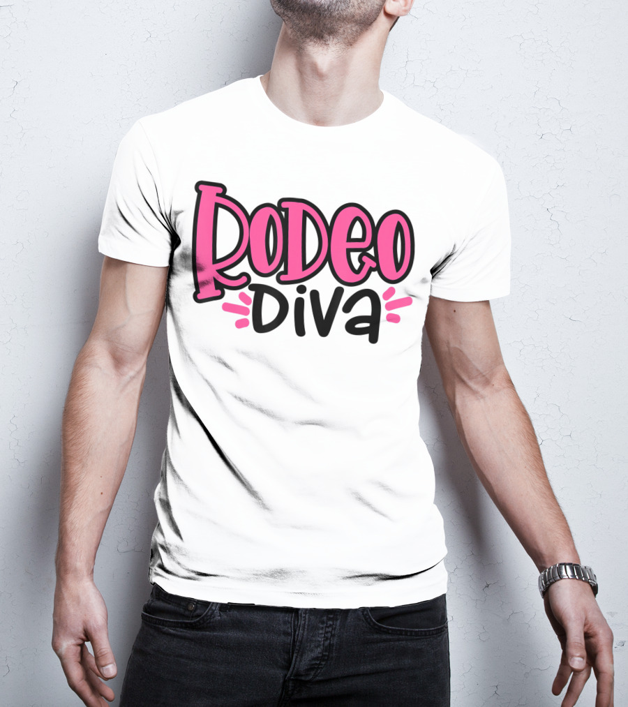 Rodeo Diva Country Cowgirl Princess Girls Western T-Shirt