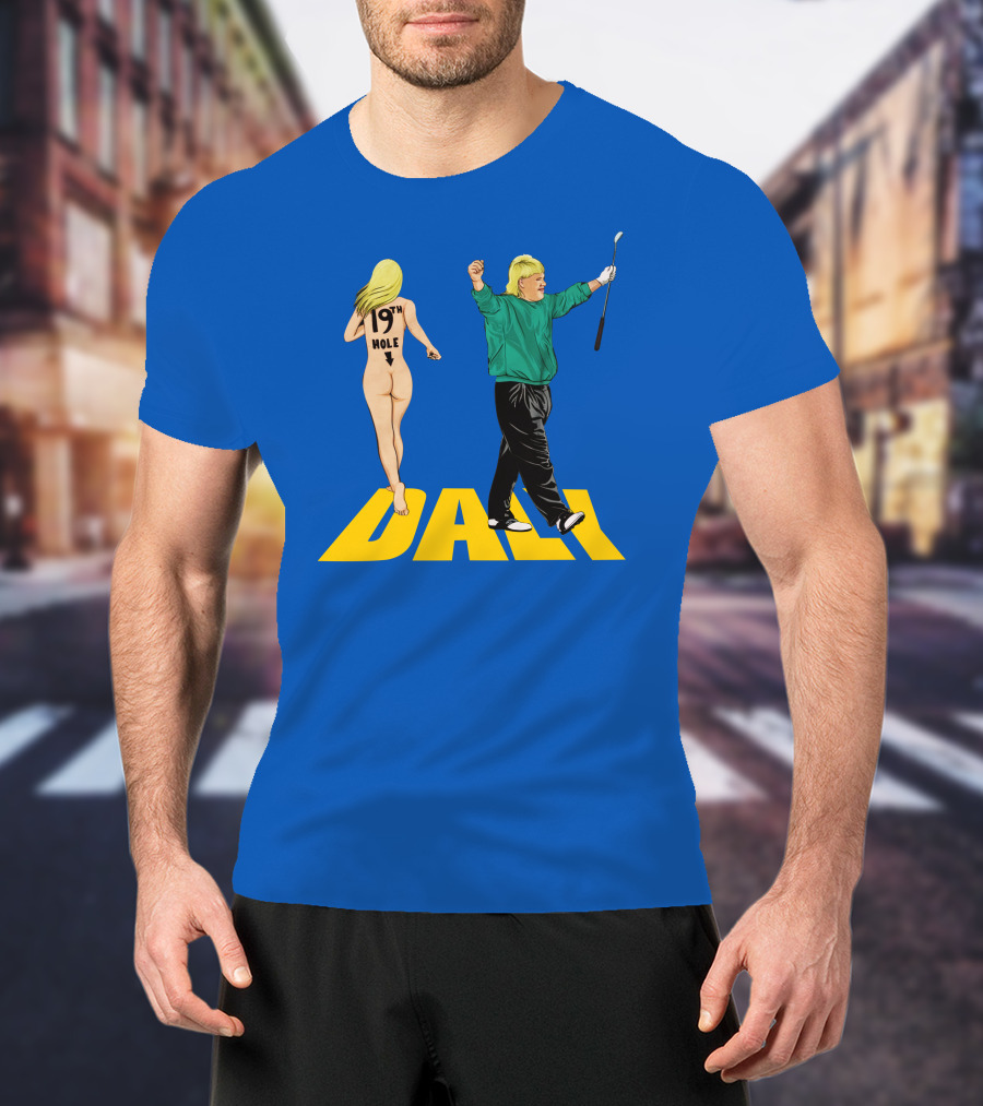 John Daly 19Th Hole Celebratory Pose With Golf Club T-Shirt