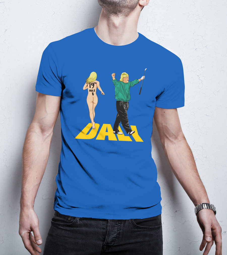 John Daly 19Th Hole Celebratory Pose With Golf Club T-Shirt