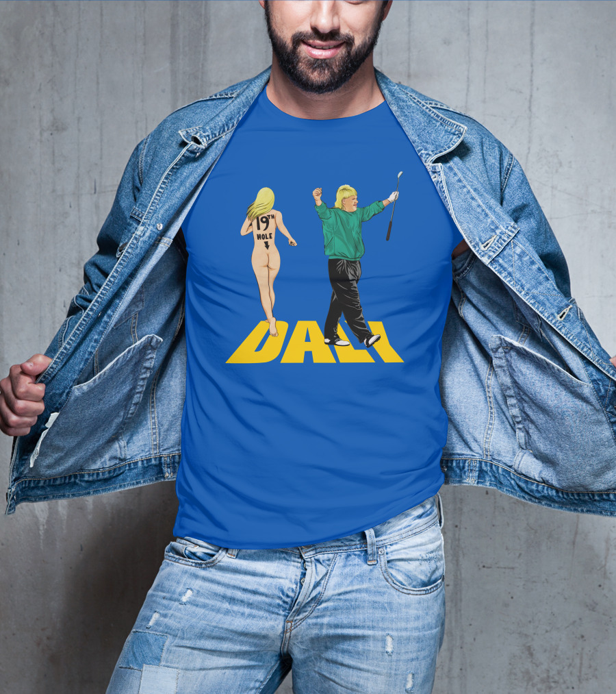 John Daly 19Th Hole Celebratory Pose With Golf Club T-Shirt