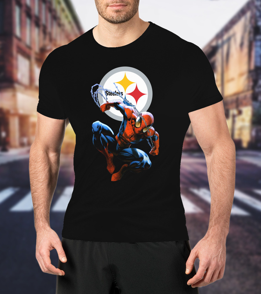Spider-Man Steelers Fan 15 T-Shirt