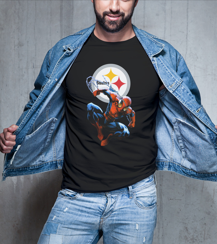 Spider-Man Steelers Fan 15 T-Shirt