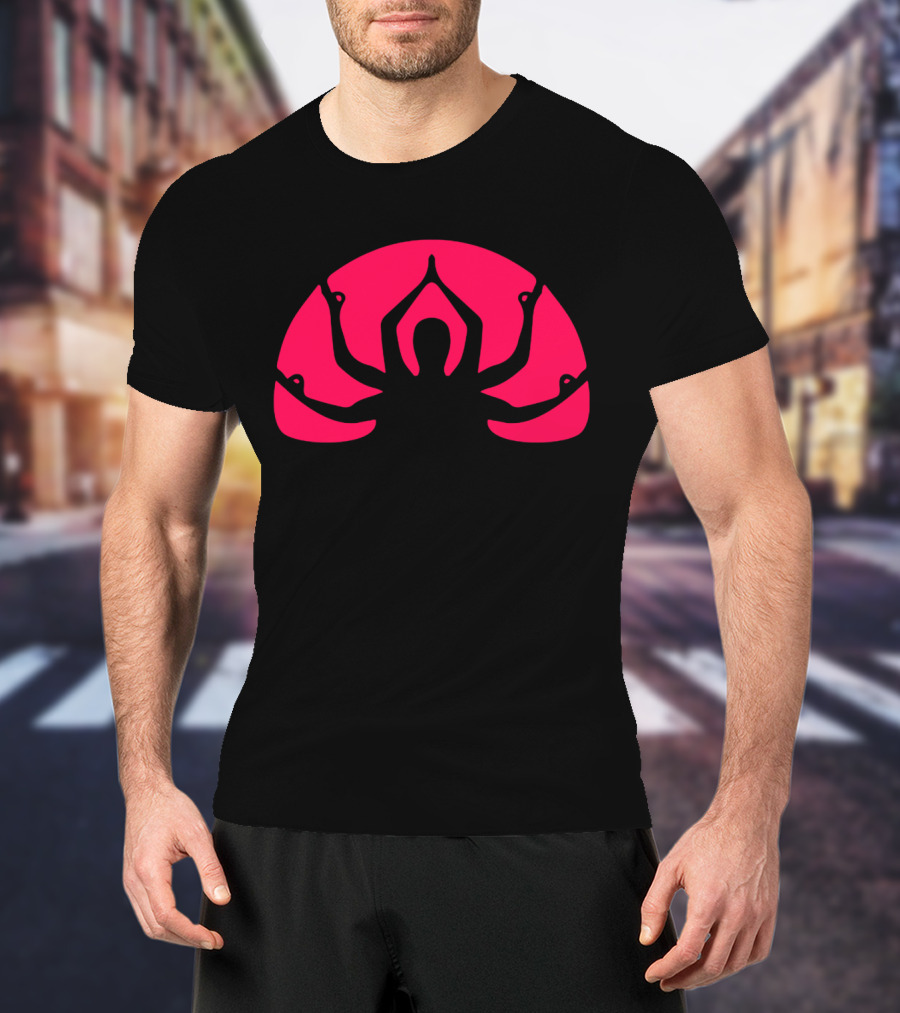 Duality Meditation Pose Mandala Yoga Fashion Trends T-Shirt