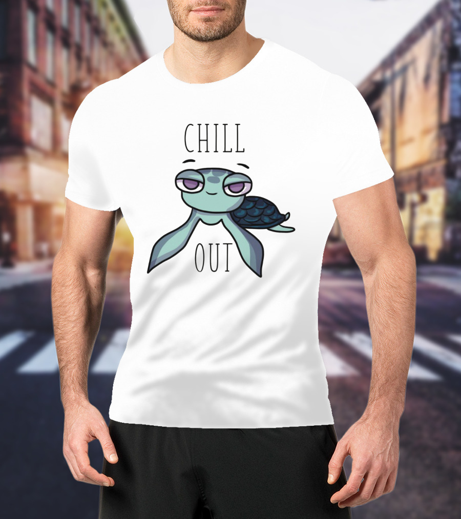 Chill Out With The Relaxed Turtle Charm T-Shirt