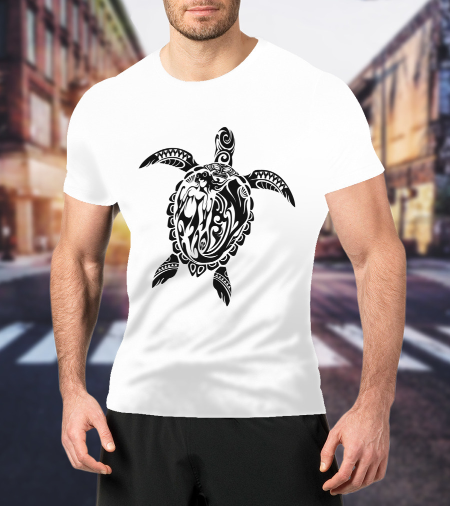Turtle Turtles Polynesian Tribal Sea Turtle T-Shirt