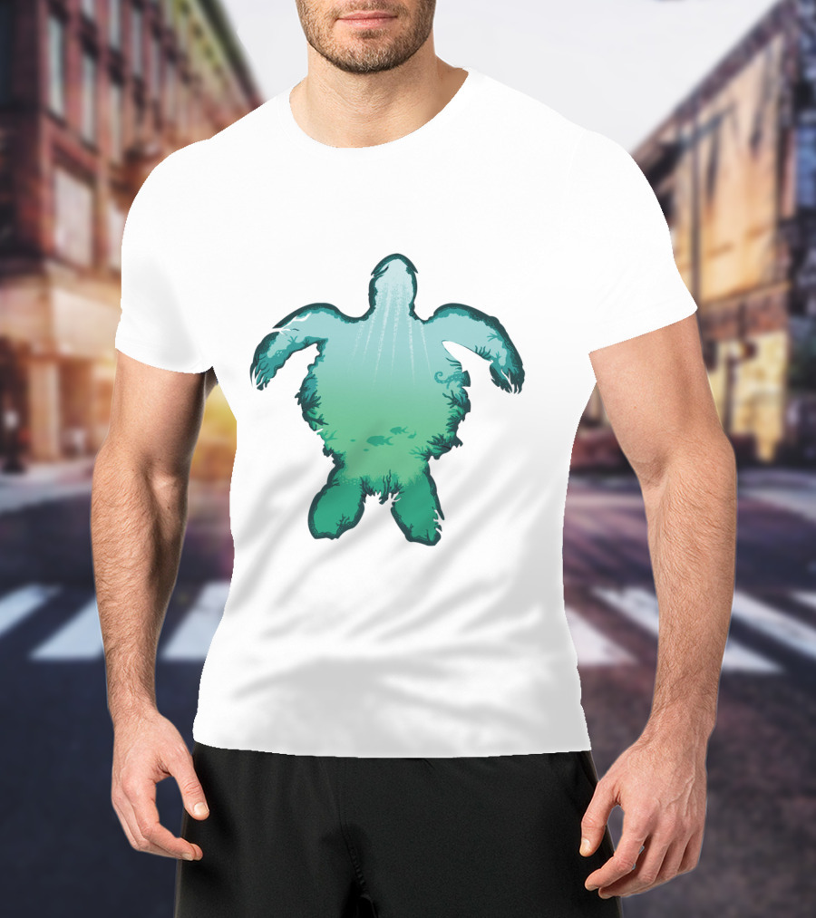 Turtle Green Ocean T-Shirt