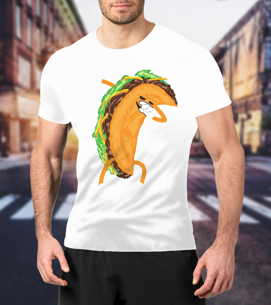 Tacos Tacos Tacos Tacos Dancing Taco Character T-Shirt