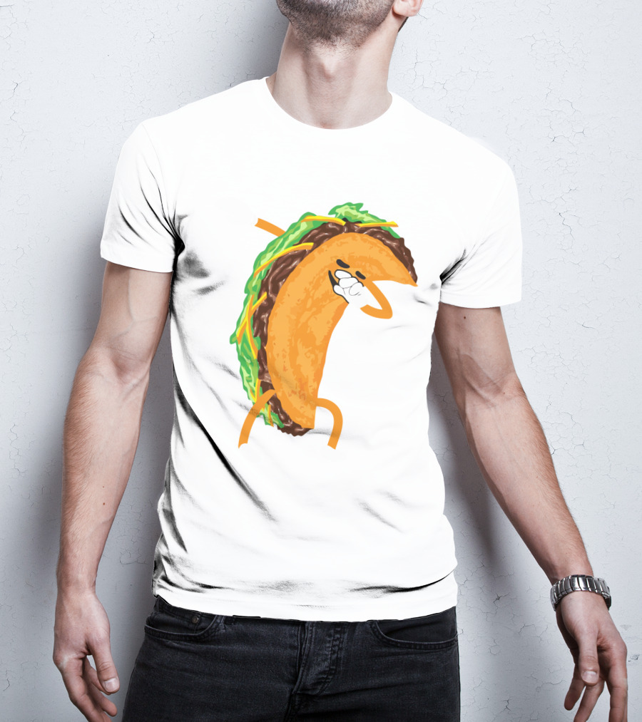 Tacos Tacos Tacos Tacos Dancing Taco Character T-Shirt