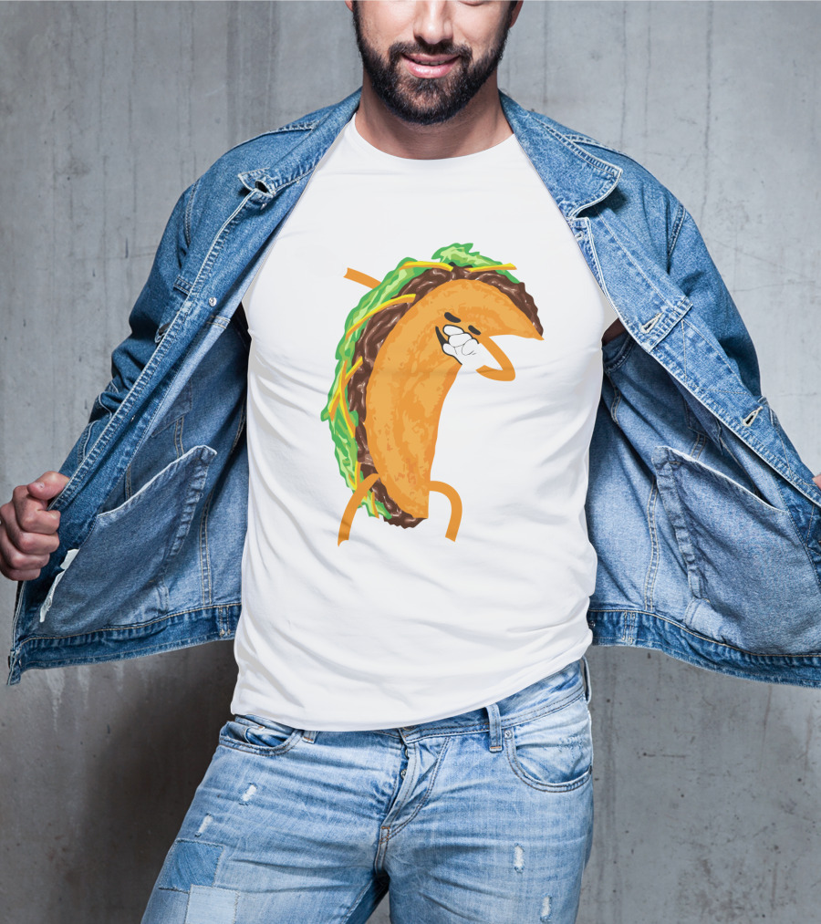 Tacos Tacos Tacos Tacos Dancing Taco Character T-Shirt