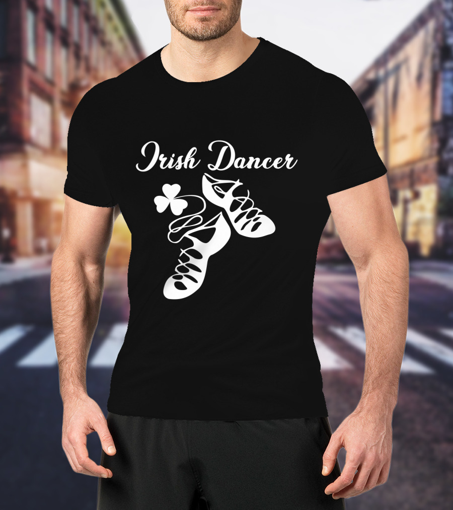 Irish Dancer Shoes Clover T-Shirt
