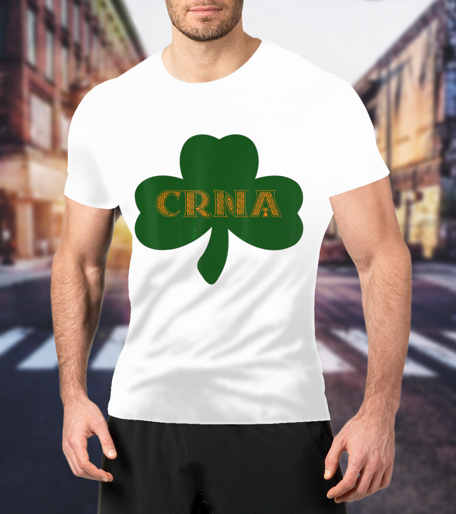 Shamrock CRNA St. Patrick's Day Irish Celtic T-Shirt