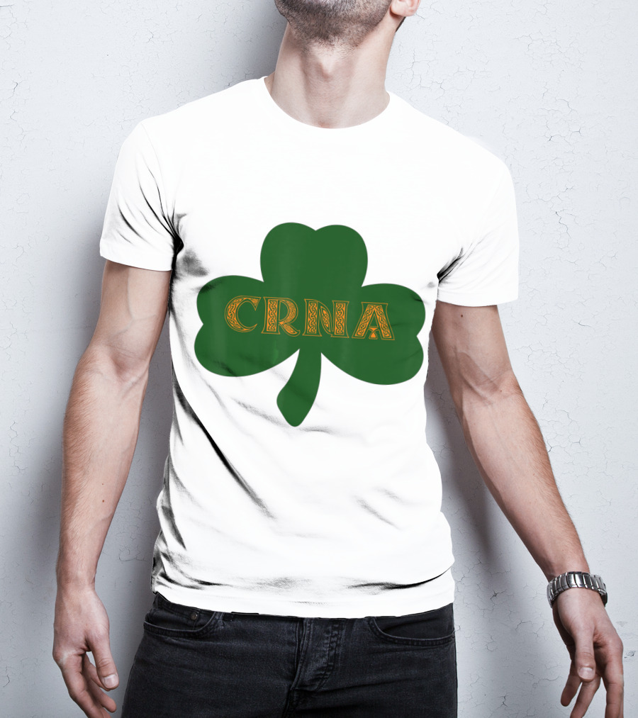 Shamrock CRNA St. Patrick's Day Irish Celtic T-Shirt