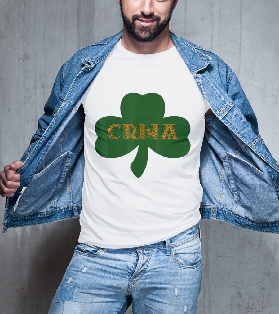 Shamrock CRNA St. Patrick's Day Irish Celtic T-Shirt