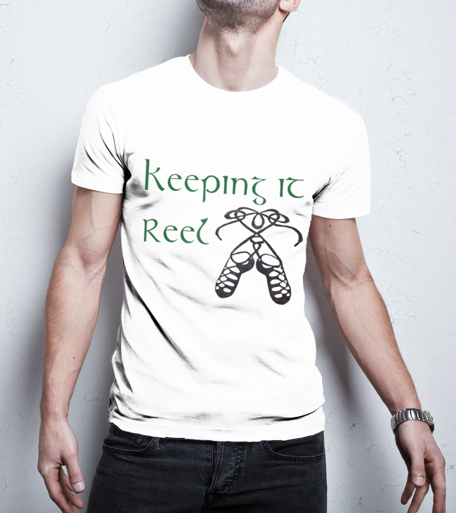 Keeping It Reel Cute Funny Irish Step Dance Girls T-Shirt