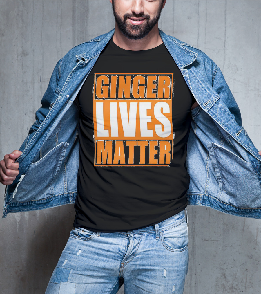 Ginger Lives Matter Funny Gingers Redhead T-Shirt