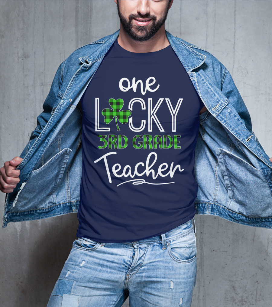 One Lucky Clover 3rd Grade Teacher Classroom St. Patrick's Day T-Shirt