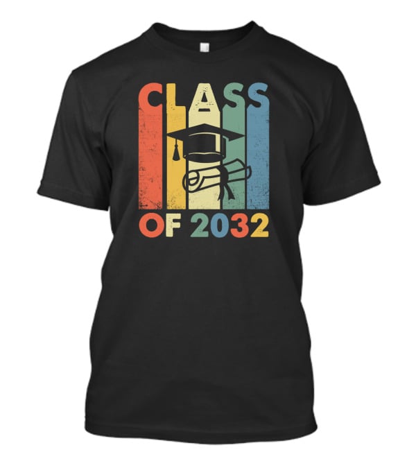 CLASS OF 2032 GRADUATION CAP AND DIPLOMA T-Shirt