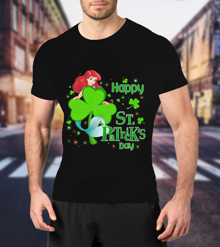 Happy St. Patrick's Day Ariel T-Shirt