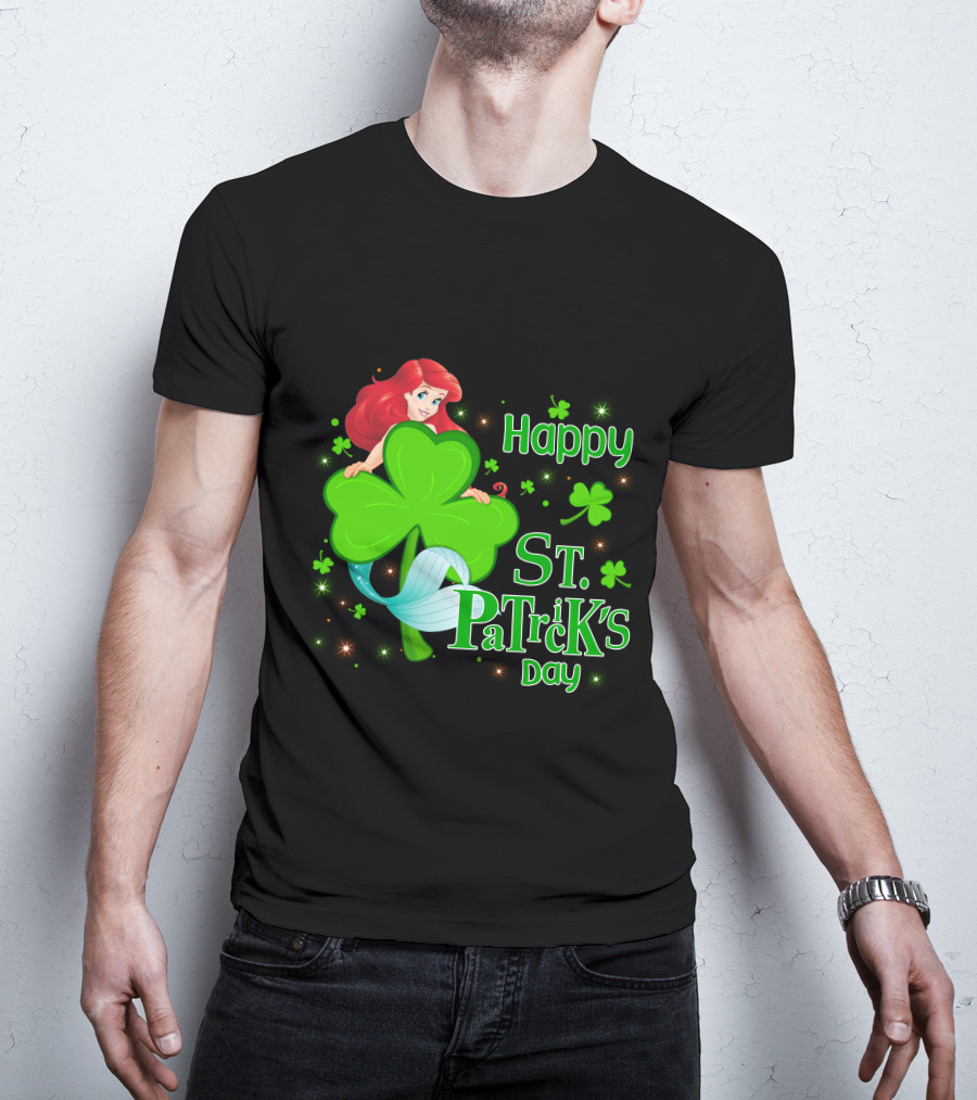 Happy St. Patrick's Day Ariel T-Shirt
