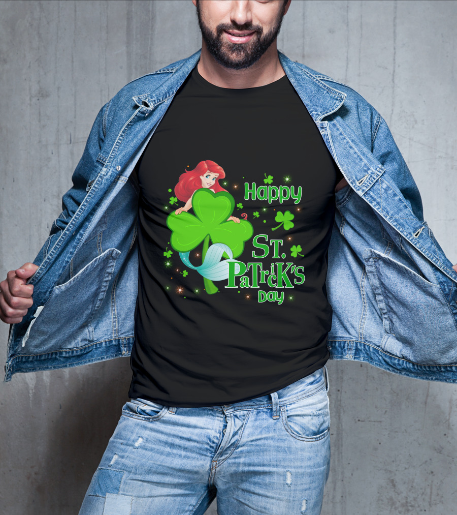 Happy St. Patrick's Day Ariel T-Shirt