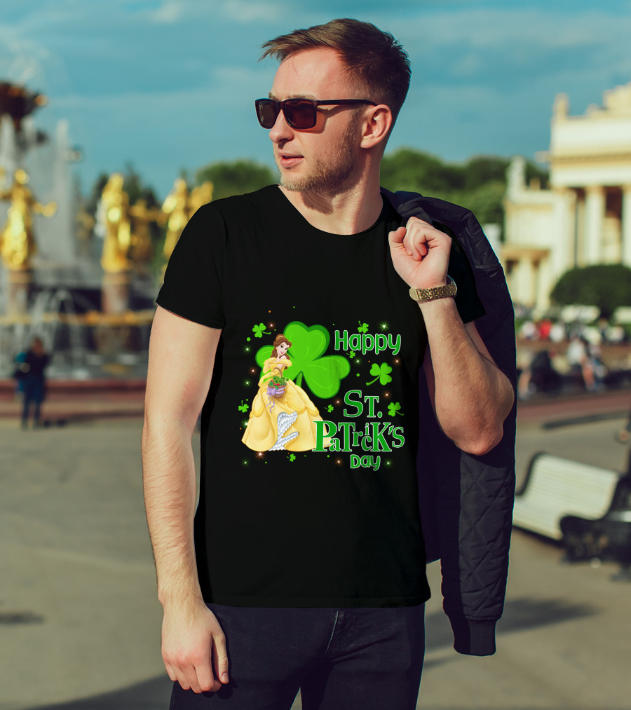 Happy St. Patrick's Day Belle Clover T-Shirt