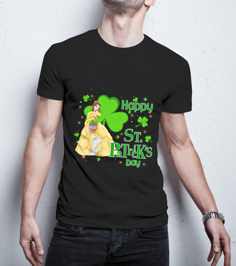 Happy St. Patrick's Day Belle Clover T-Shirt