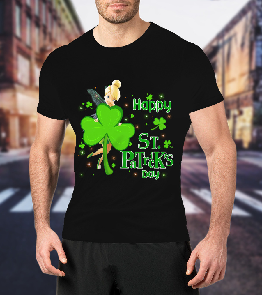 Tinkerbell Happy St. Patrick's Day T-Shirt