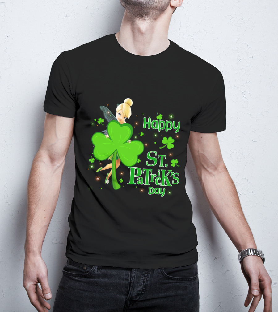 Tinkerbell Happy St. Patrick's Day T-Shirt