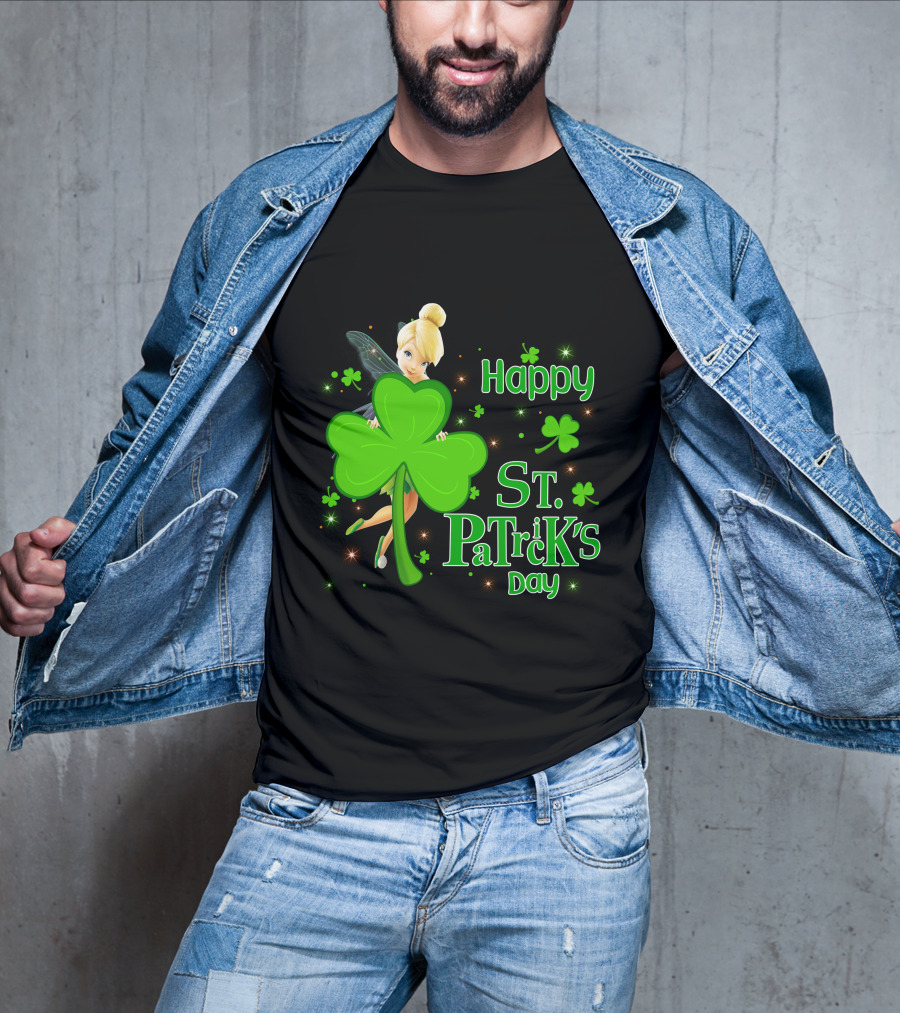 Tinkerbell Happy St. Patrick's Day T-Shirt