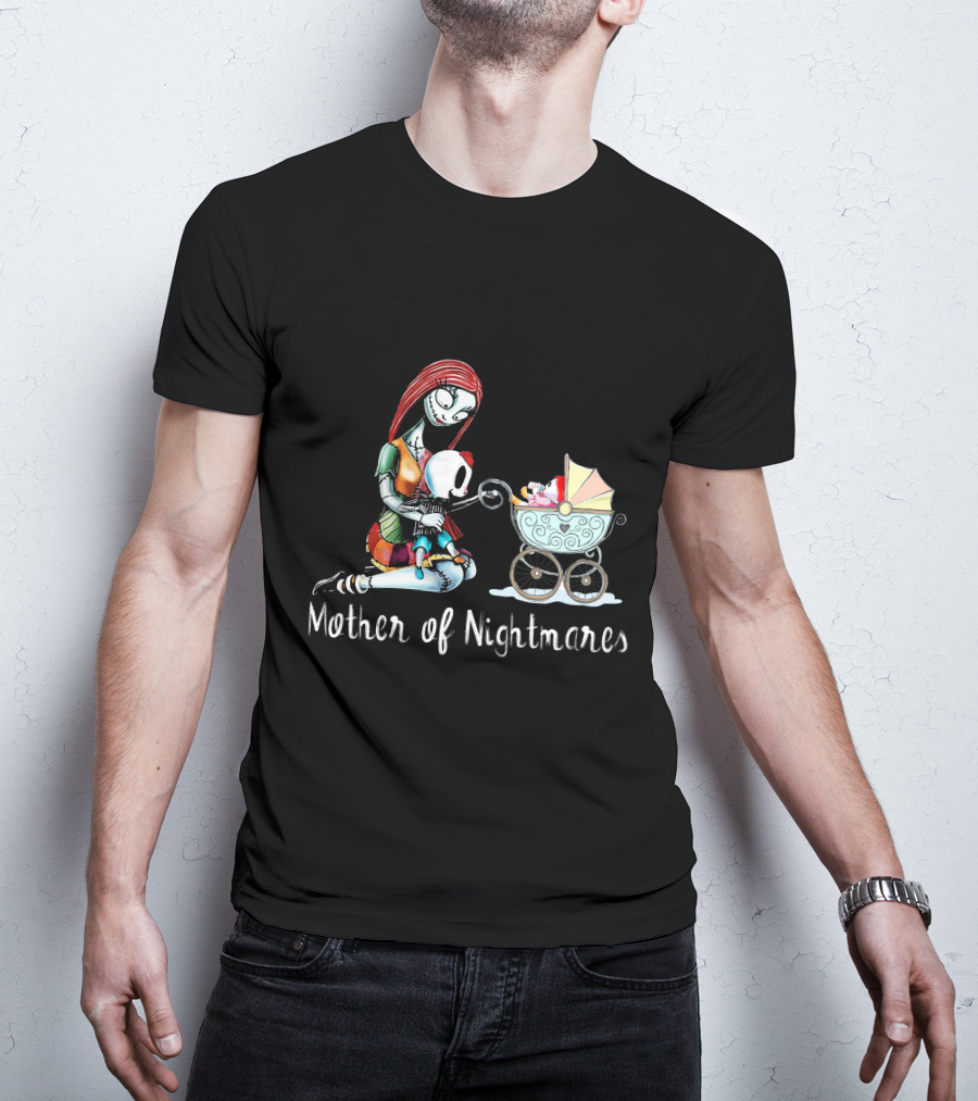 Mother Of Nightmares With One Boy And One Girl In Stroller T-Shirt