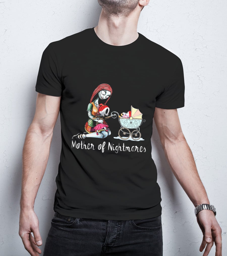 Mother Of Nightmares Sally With Baby And Stroller T-Shirt