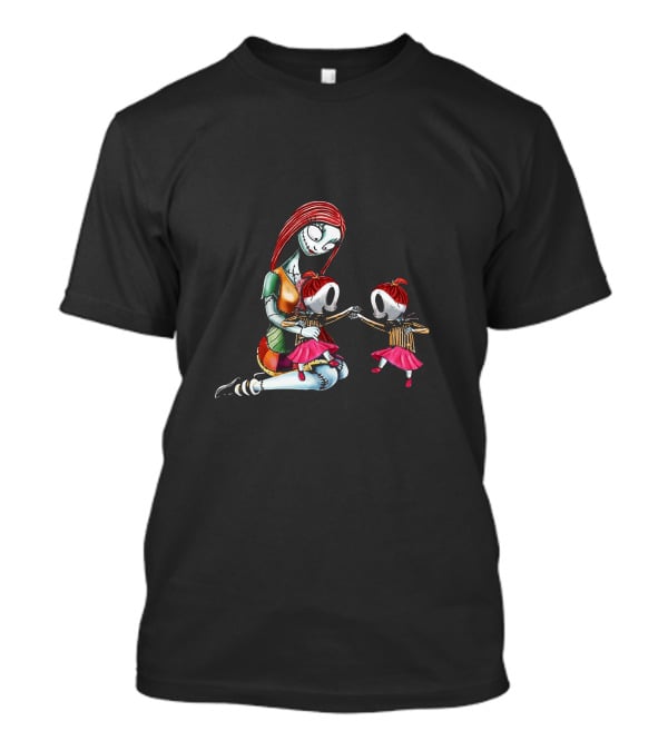 Twin Girls Mother Of Nightmares Sally And Her Daughters T-Shirt