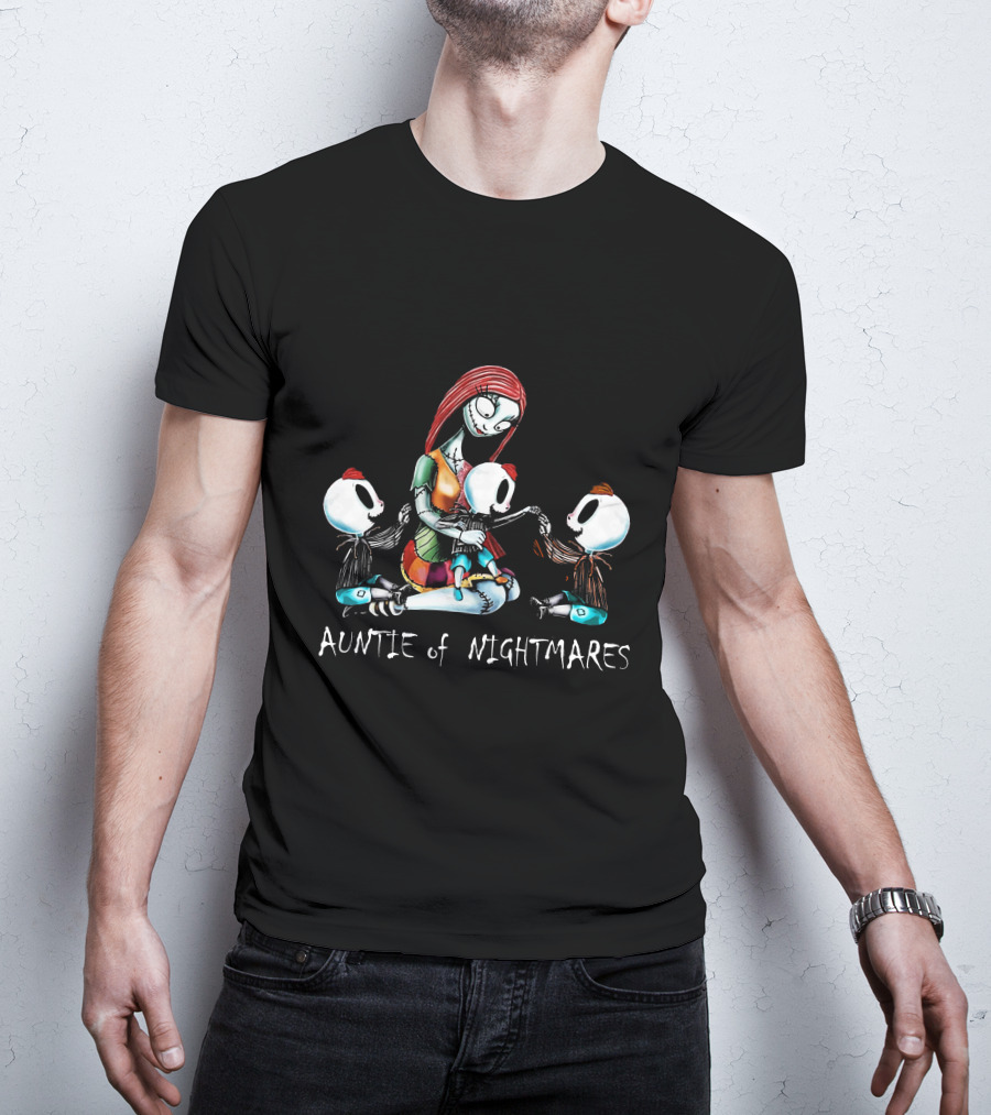 Auntie Of Nightmares With 3 Boys Inspired By Tim Burton's T-Shirt