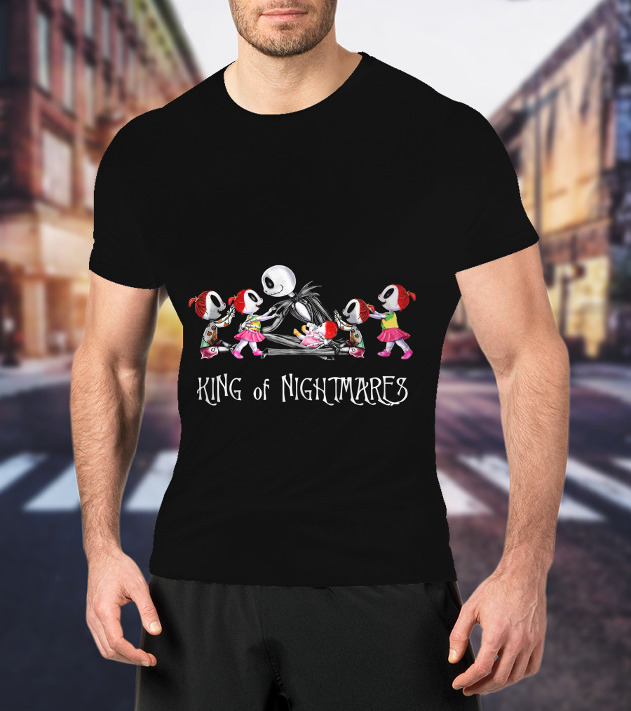King Of Nightmares With 5 Girls Twisted Fantasy T-Shirt