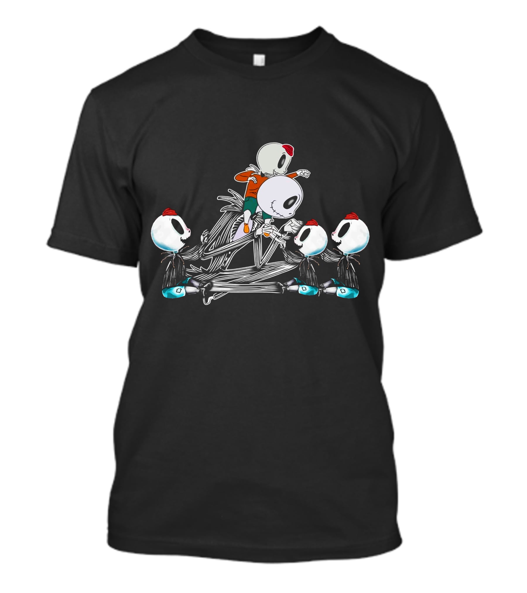 Jack And 4 Boys Parody Featuring Ducklings And Skulls T-Shirt